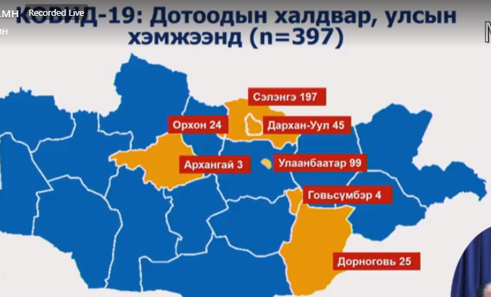 Улаанбаатарт 3, Сэлэнгэд 4, Дорноговьд 4 халдвар шинээр илэрлээ