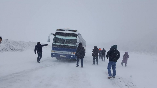 Амралтын өдрүүдэд баруун, төв, говийн аймгуудын нутгийн өмнөд хэсгээр цасан шуурга шуурна