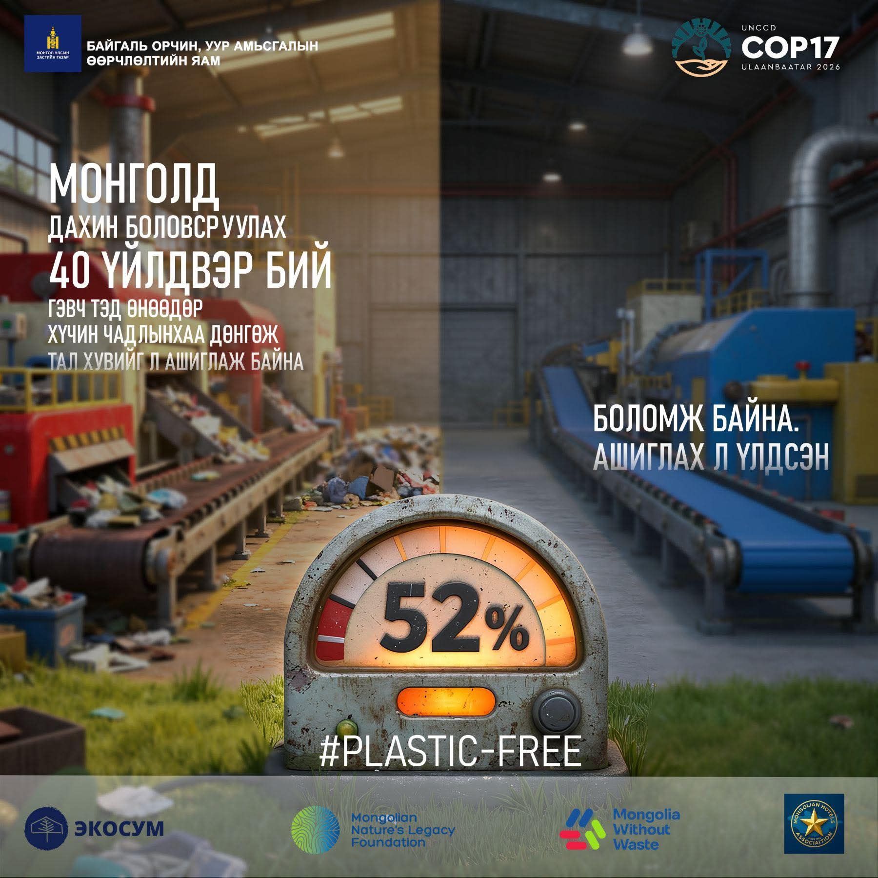 2024 онд Монгол Улсад 188.6 мянган тонн хуванцар хог үүссэн байна